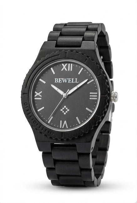 Montre de luxe  pour homme en bois naturel avec design