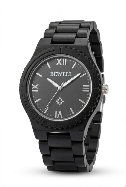 Montre de luxe  pour homme en bois naturel avec design