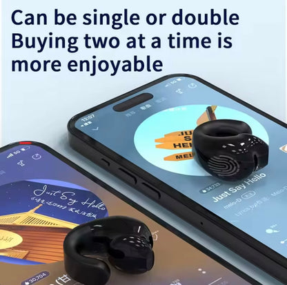 Écouteurs Open Clip 360° Bluetooth 5.3 – Son Directionnel & Confort Sans Fil
